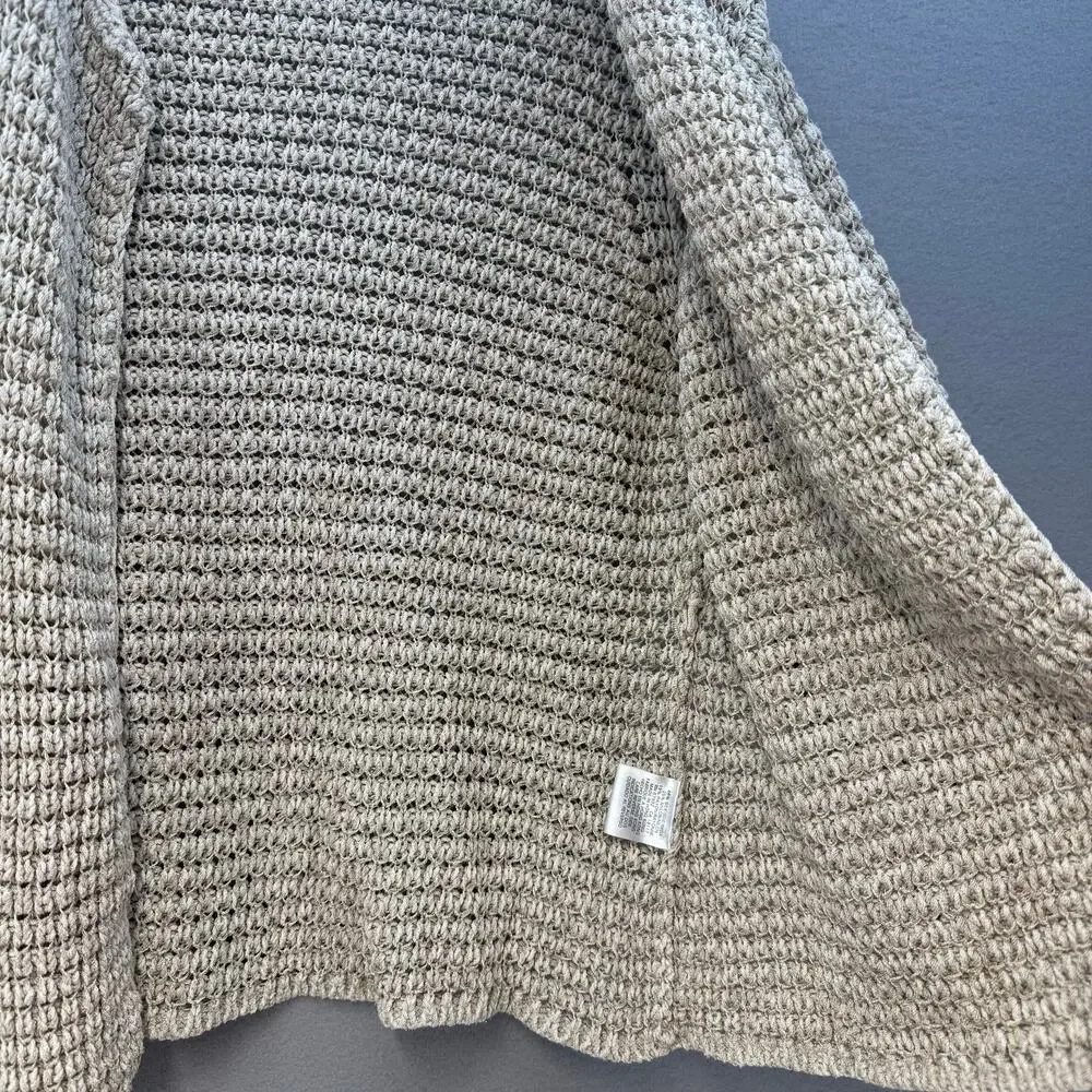 Sigrid Olsen Cardigan Women's L Beige 46% Silk Neutral Business Casual Sweater - Picture 3 of 10
